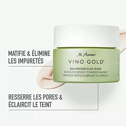 M. Asam Vino Gold masque argile 50 ml matifiant