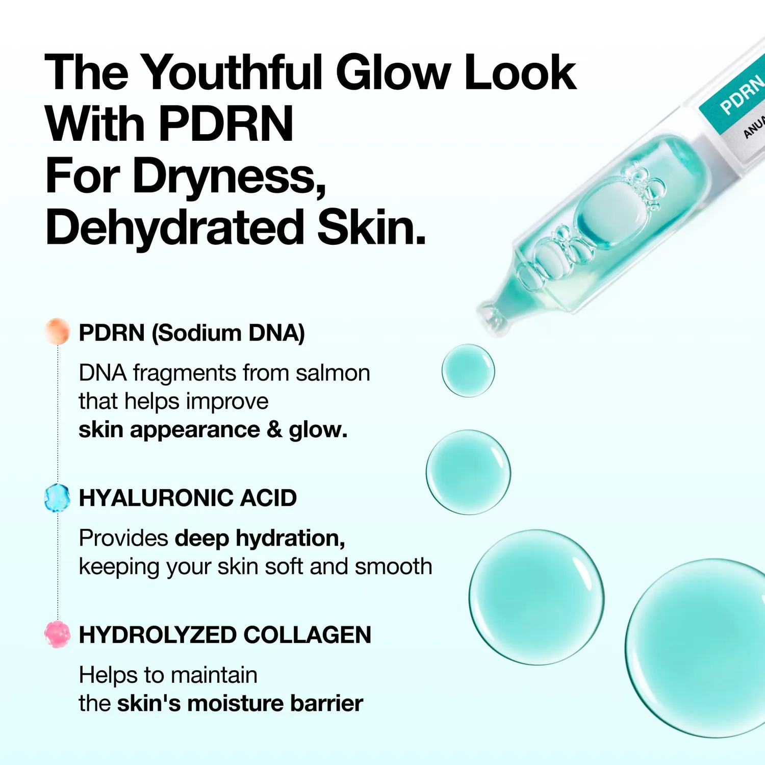 Anua PDRN Hyaluronic Capsule 100 Serum sérum hydratant repulpant