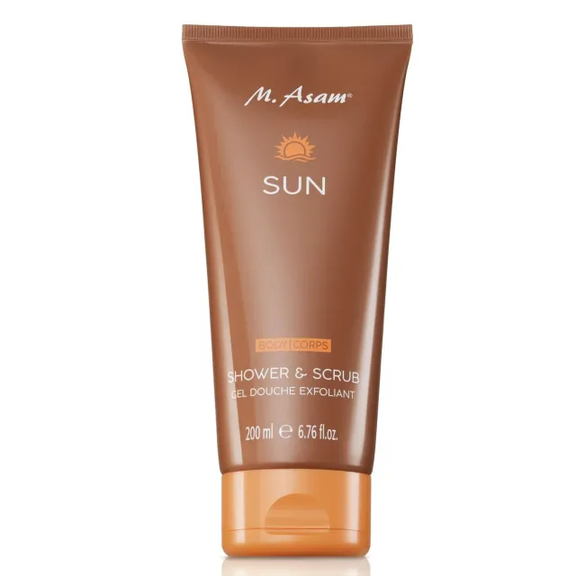 M. Asam Sun Shower & Scrub gel douche gommage 200ml citron