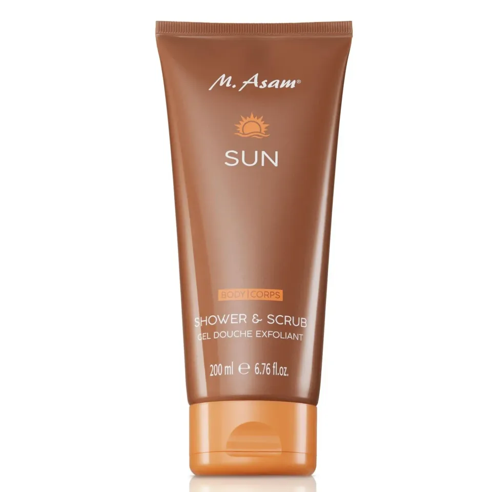 M. Asam Sun Shower & Scrub gel douche gommage 200ml citron