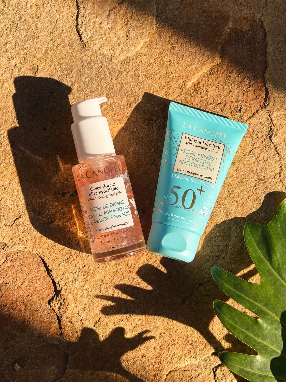 La Canopée Duo Essentiel Été gelée + fluide SPF50+
