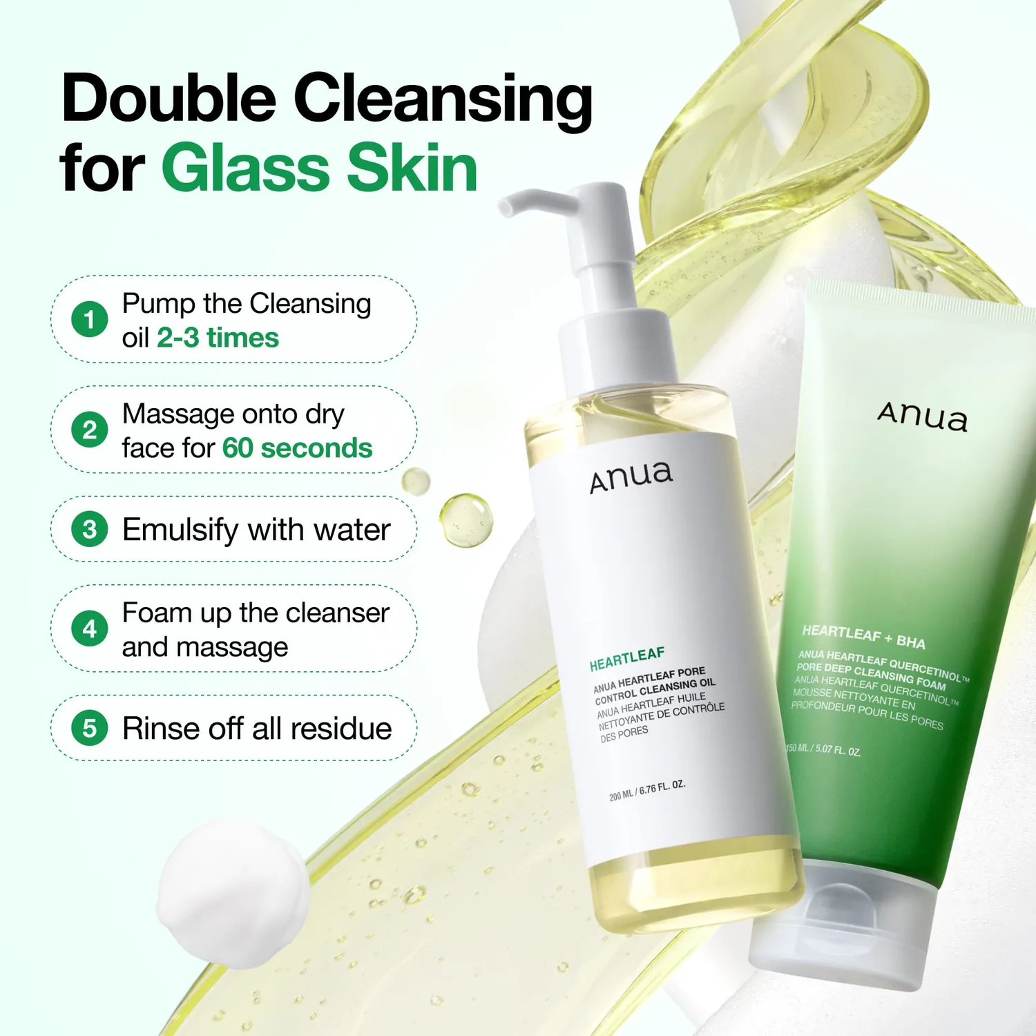 ANUA 7-Day Glass Skin Set coffret routine teint glass skin