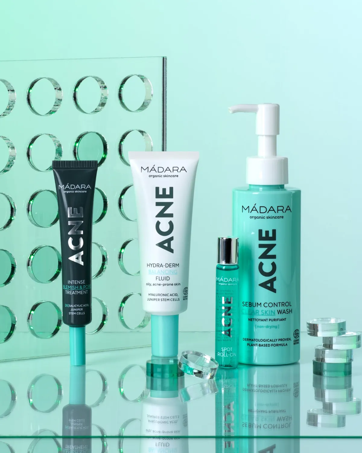Mádara Full Collection Acne coffret 4 soins anti-imperfections