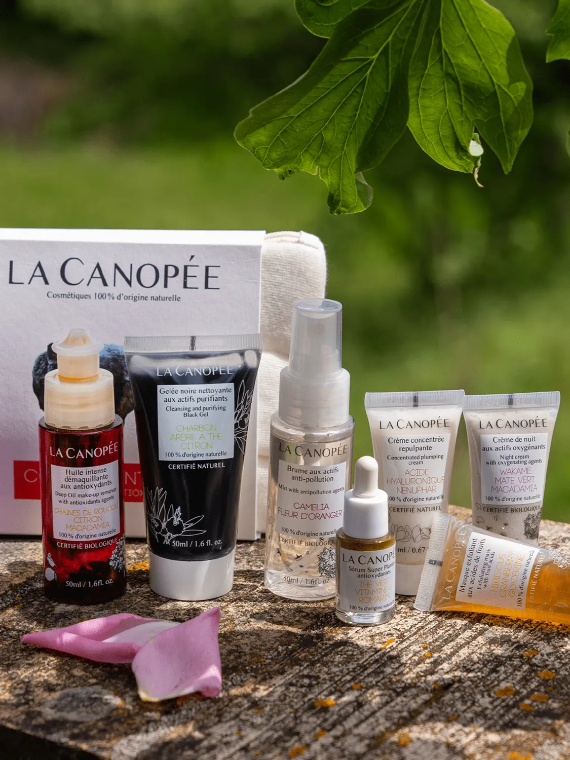 La Canopée Coffret anti-âge antioxydants 7 soins voyage