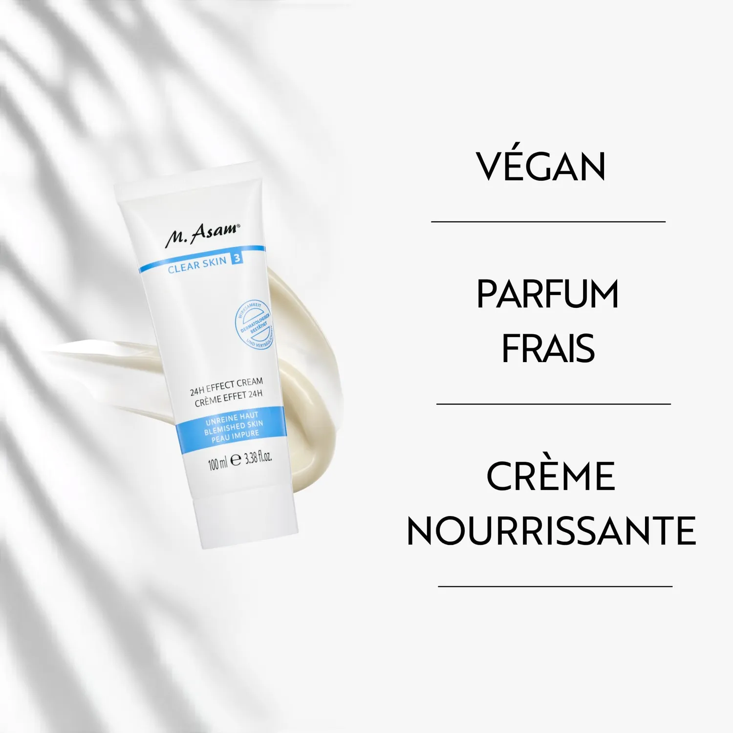 M. Asam Clear Skin crème visage anti-acné 24h 100 ml