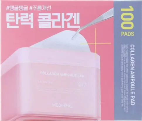 Mediheal Collagen Ampoule Pad pads 100 pièces collagène