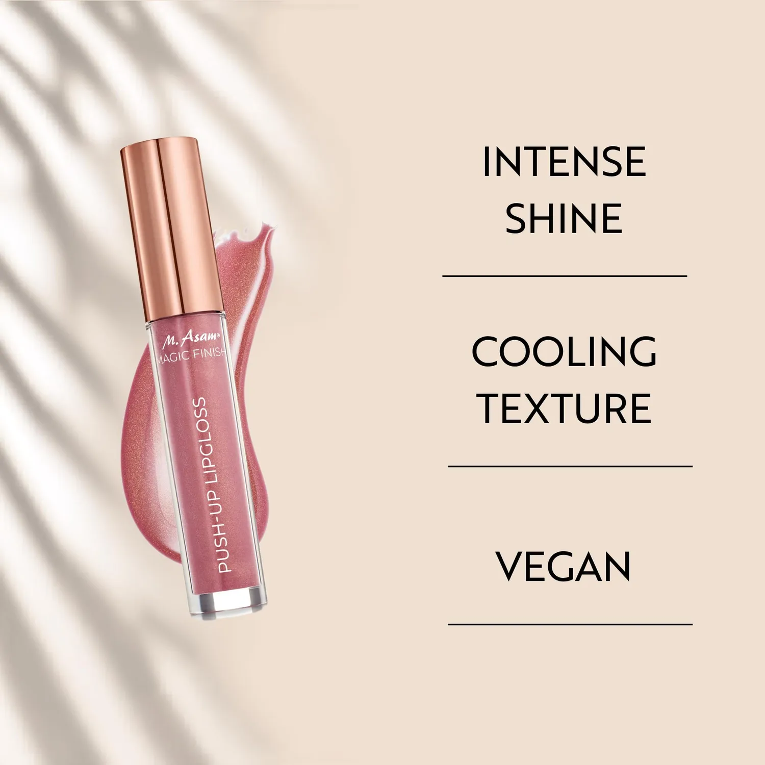 M. Asam Magic Finish Rosewood Light gloss lèvres 4 ml