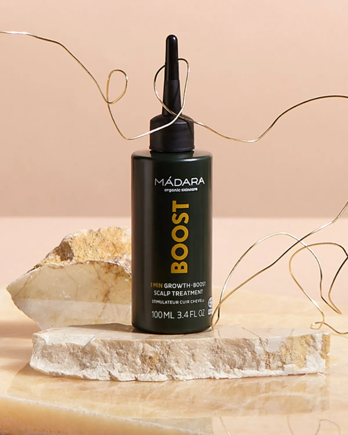 Mádara 3 Min Growth Boost soin cuir chevelu 100 ml caféine