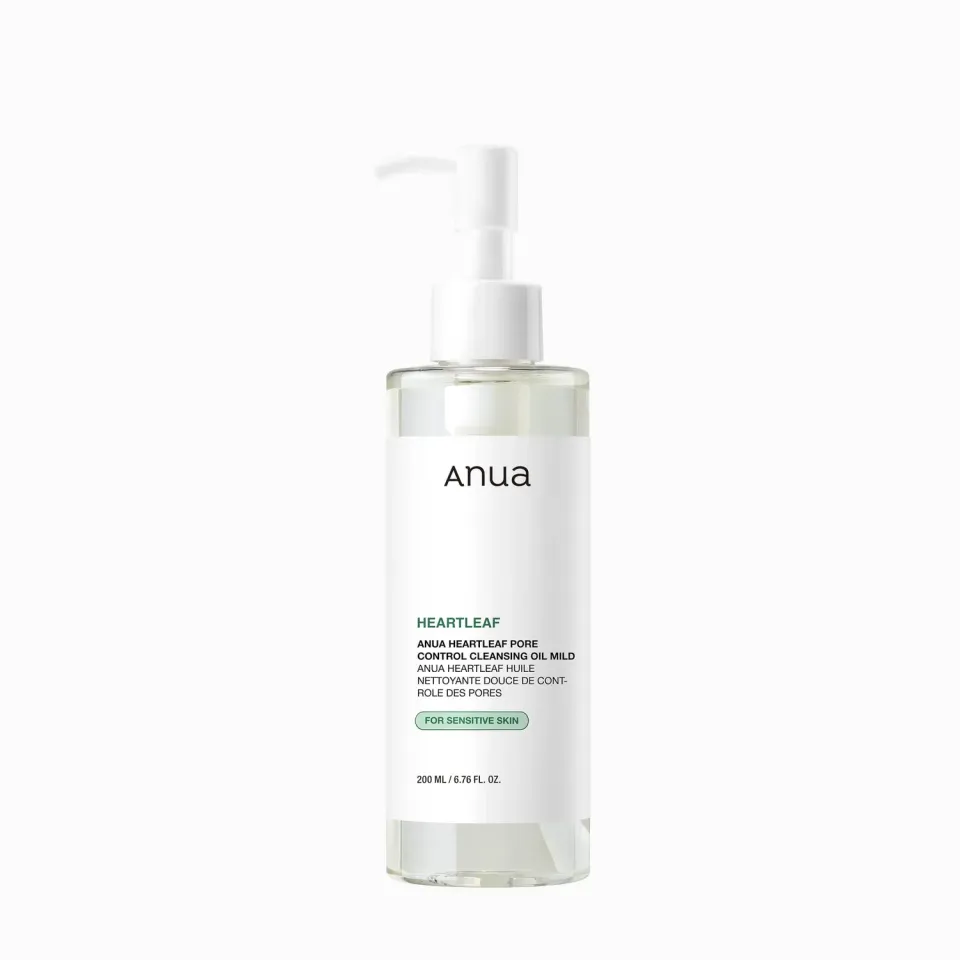ANUA Heartleaf Pore Cleansing Oil Mild huile démaquillante sensible