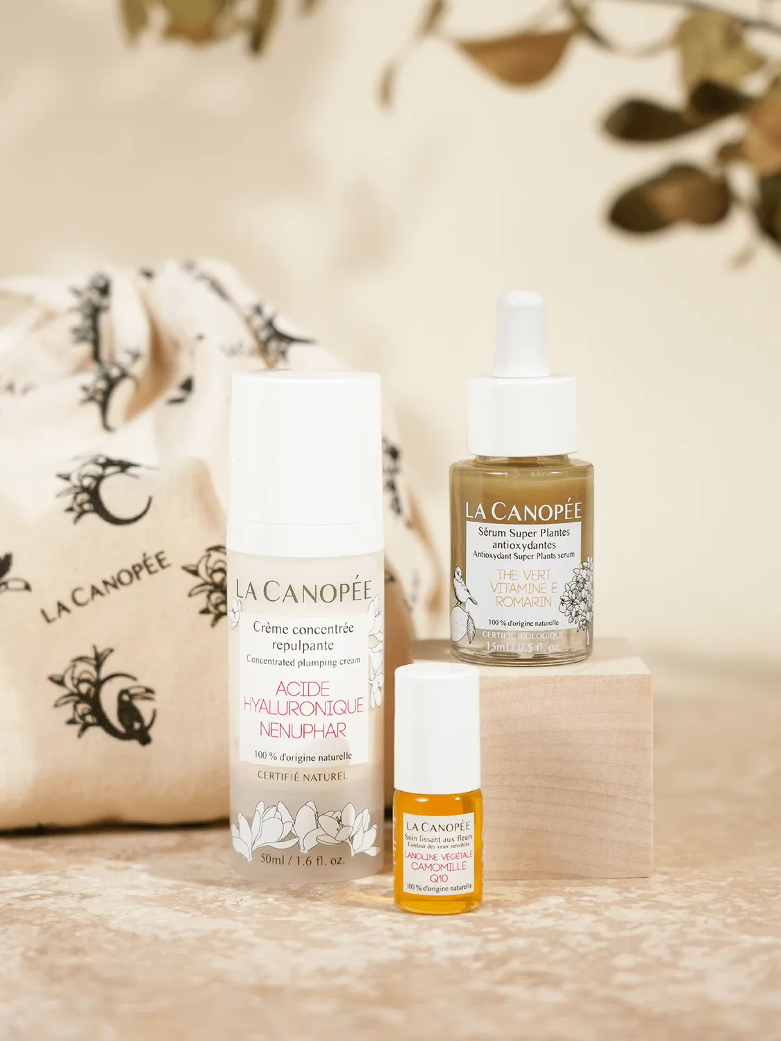 La Canopée Trio anti-âge coffret 3 soins repulpant