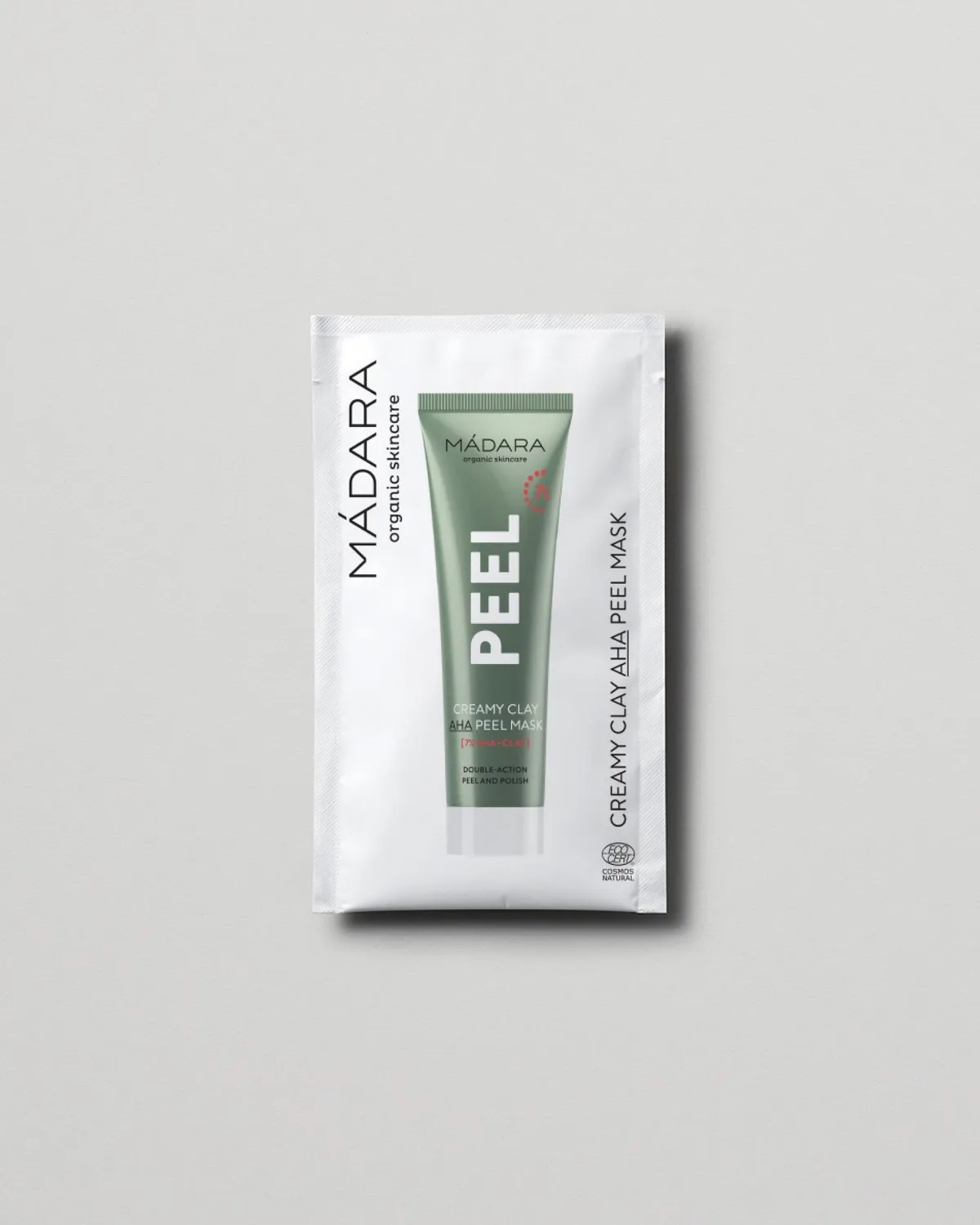 Mádara Creamy Clay Masque Visage AHA Échantillon exfoliant