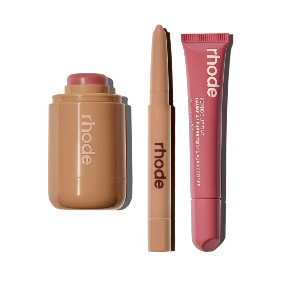 Rhode The Edits coffret maquillage 3 produits satiné