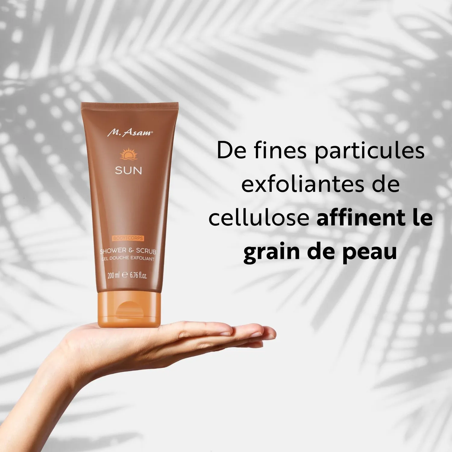 M. Asam Sun Shower & Scrub gel douche gommage 200ml citron