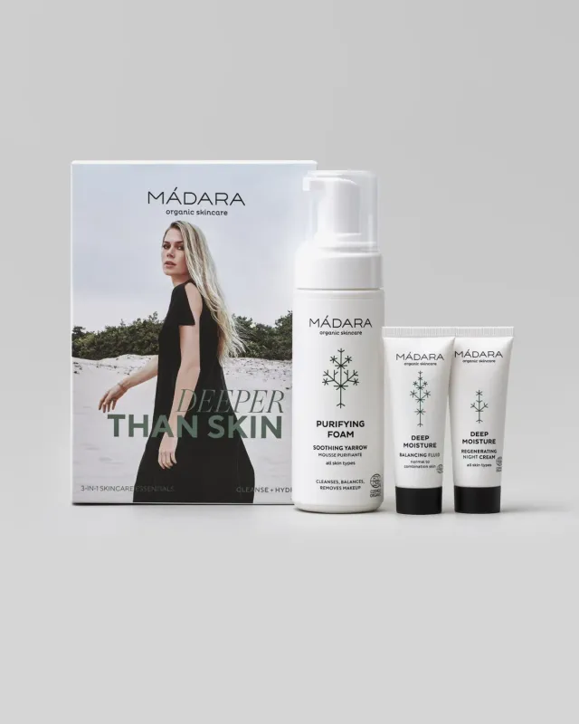 Mádara Deeper Than Skin coffret visage 150+25+25 ml