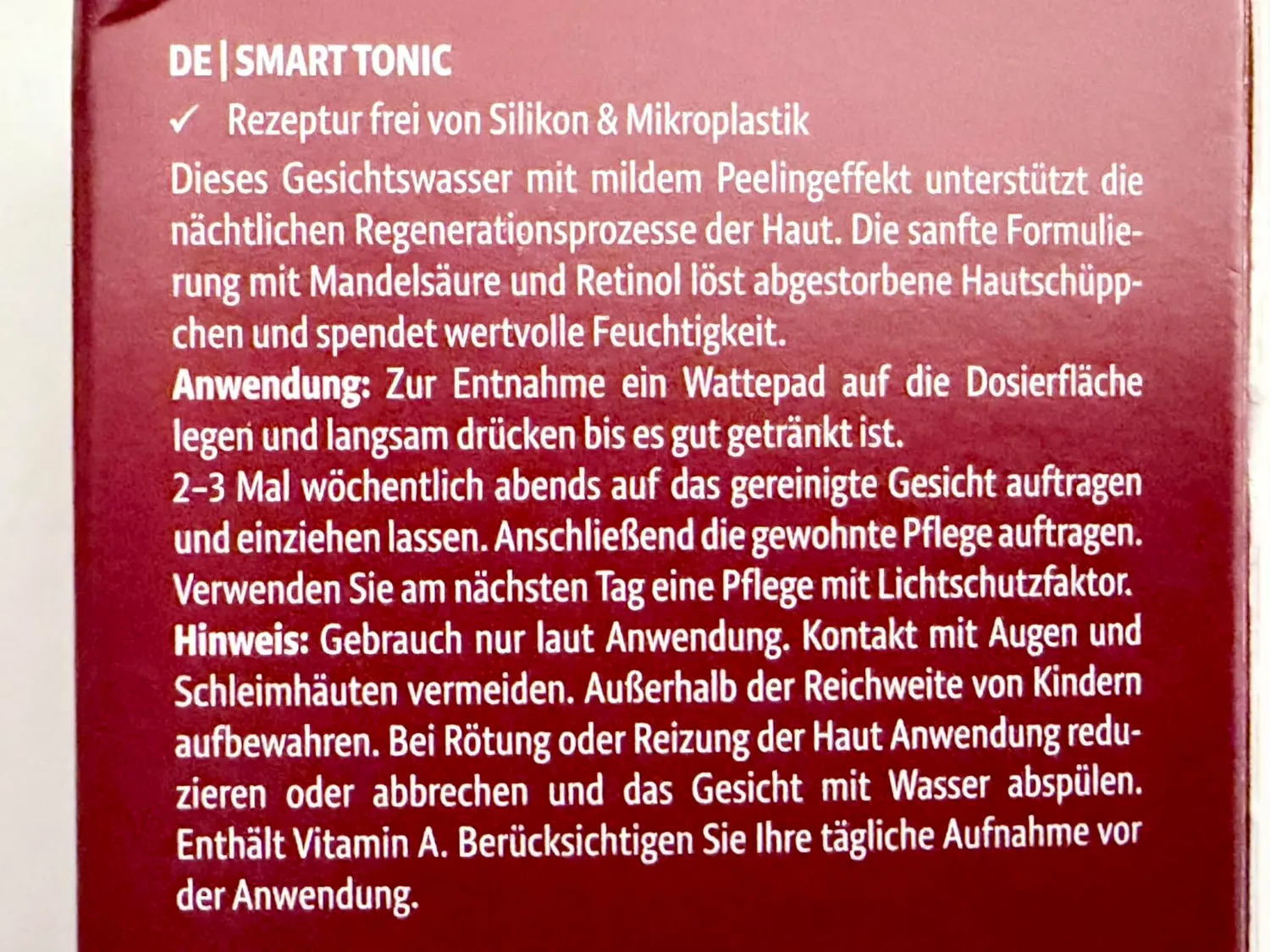 M. Asam Retinol Intense Smart Tonic lotion 200 ml éclat