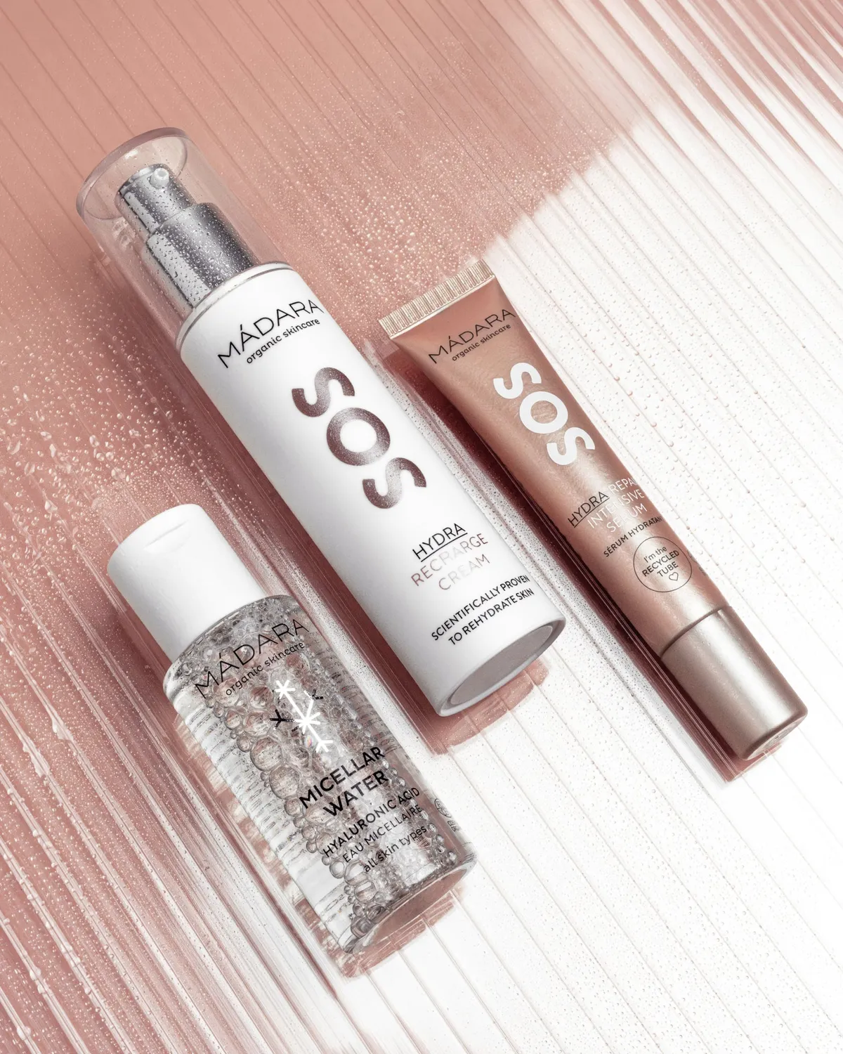 Mádara Hydra Star Collection coffret 3 soins hydratants