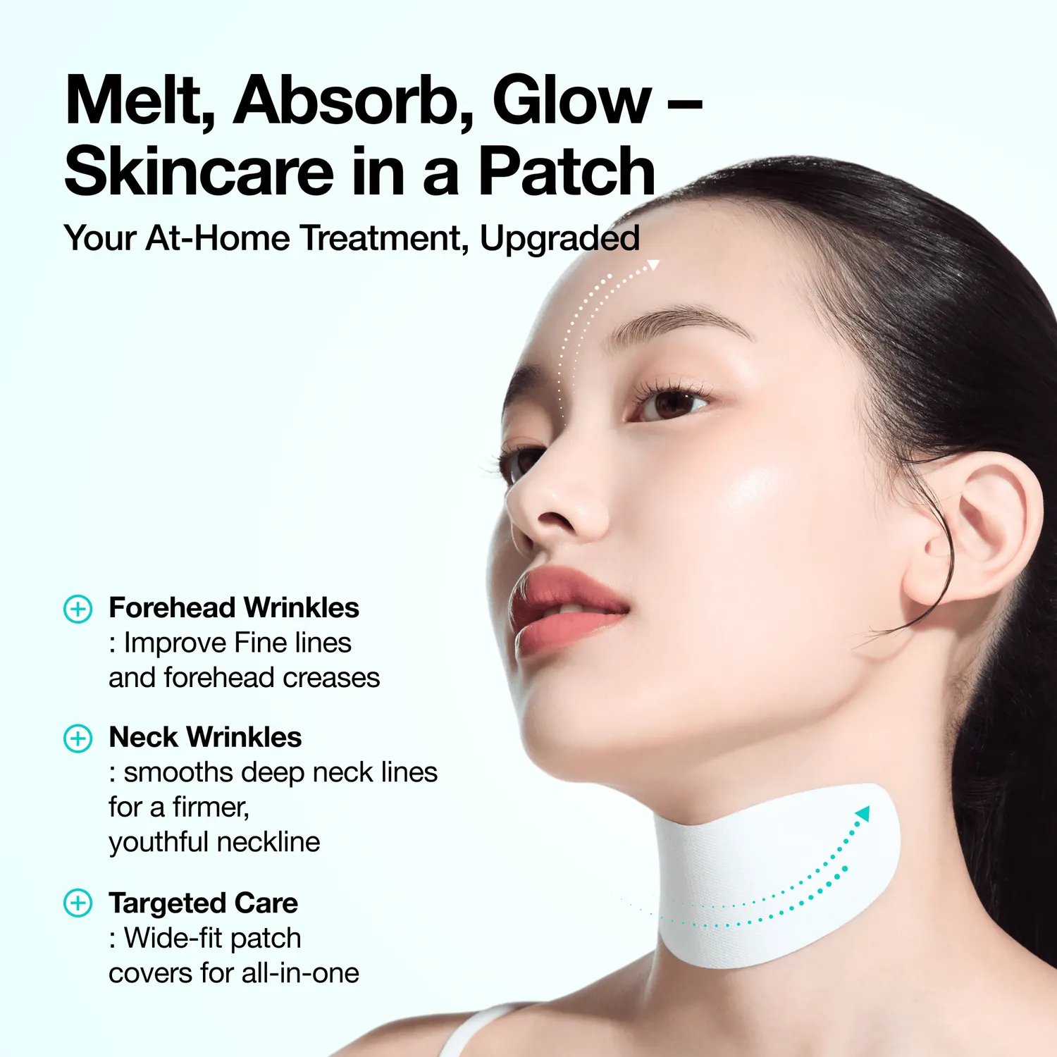 ANUA PDRN Collagen patch cou 4 pièces