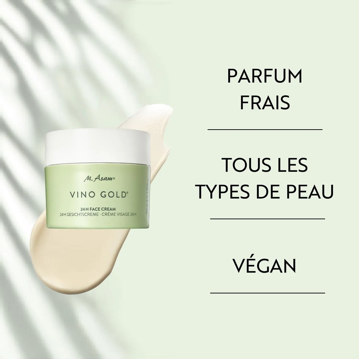 M. Asam Vino Gold crème visage 24H 100 ml anti-rides