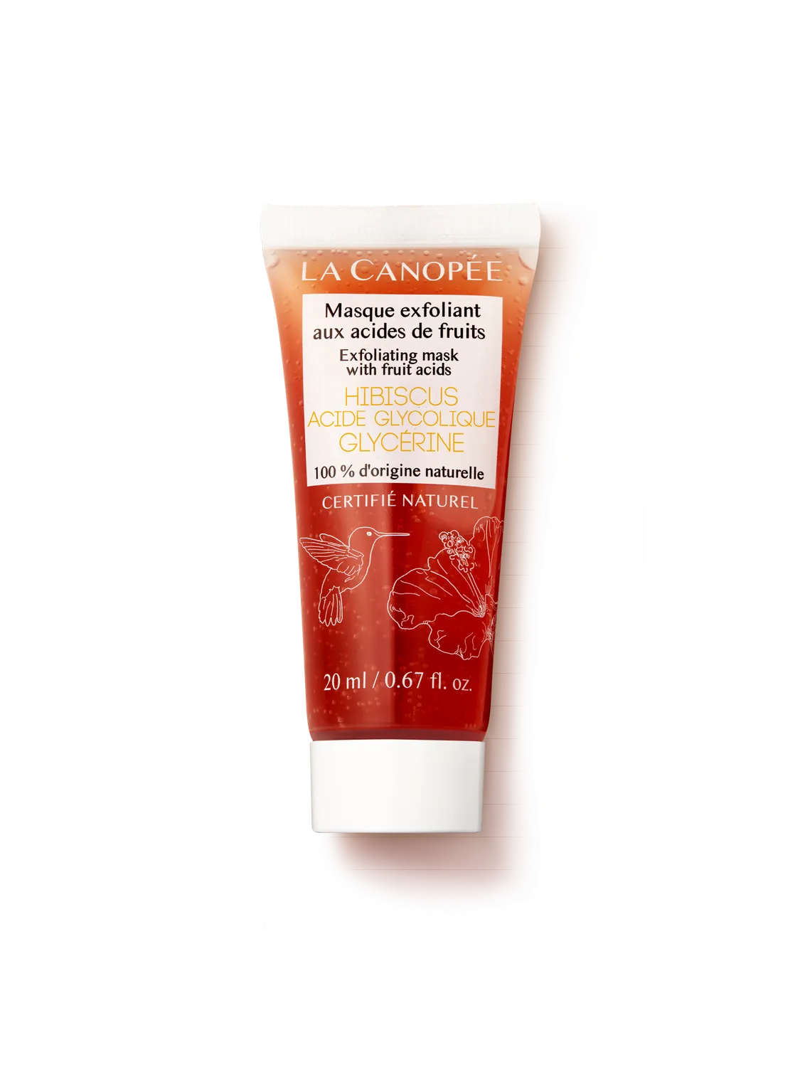 La Canopée masque exfoliant acides de fruits 50 ml éclat