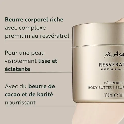 M. Asam Resveratrol NT50 beurre corporel 300 ml karité