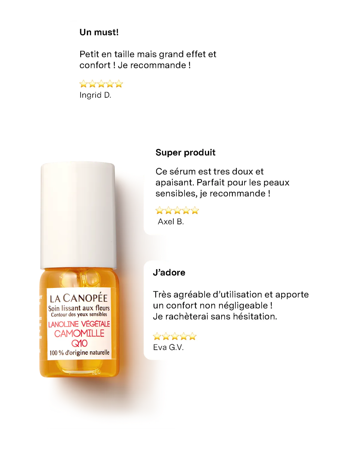 La Canopée Soin lissant aux fleurs contour yeux 6 ml Q10