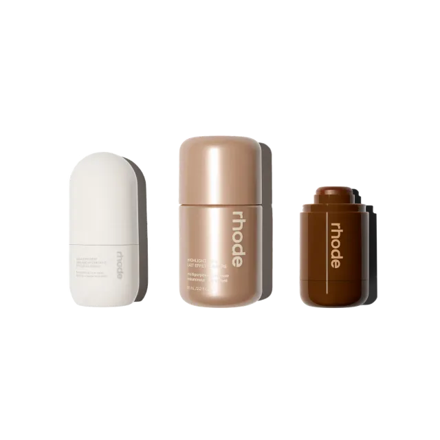 Rhode The Soft-Glam Set coffret maquillage éclat 3 pièces