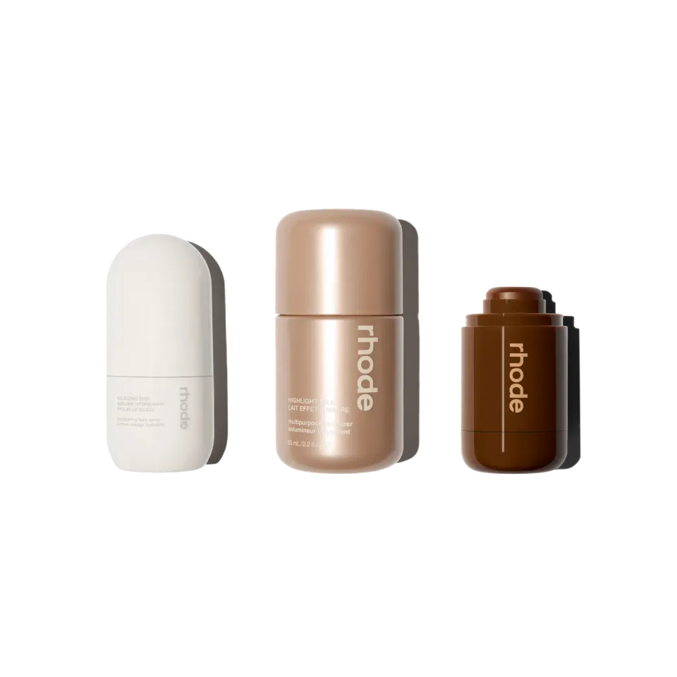 Rhode The Soft-Glam Set coffret maquillage éclat 3 pièces