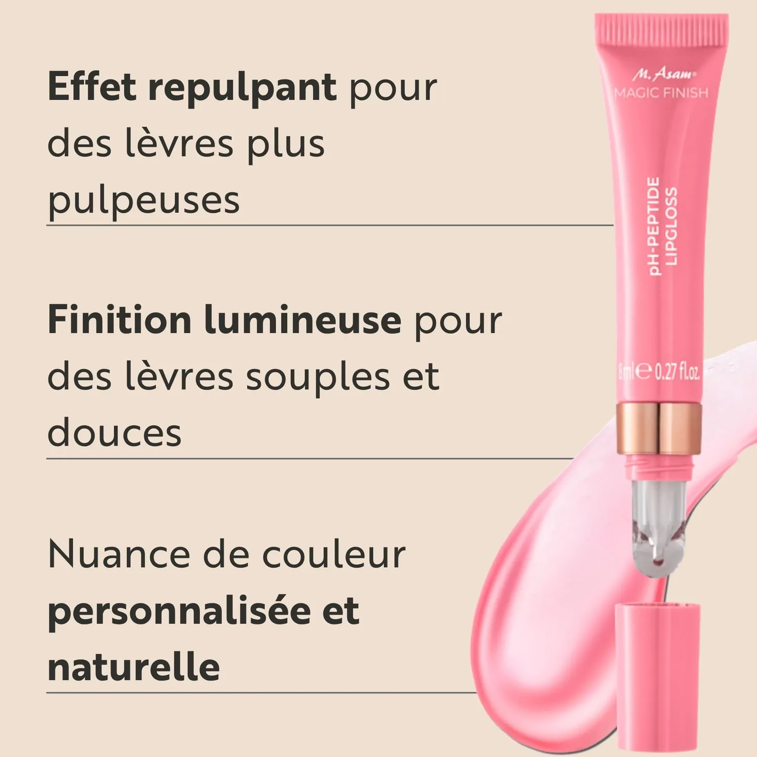 M. Asam Magic Finish pH Peptide gloss Flirt Mode 8 ml
