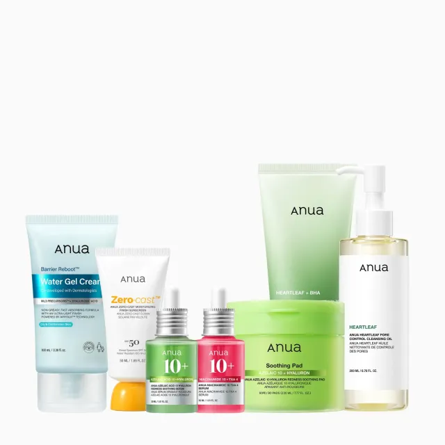 ANUA 7-Day Glass Skin Set coffret routine teint glass skin
