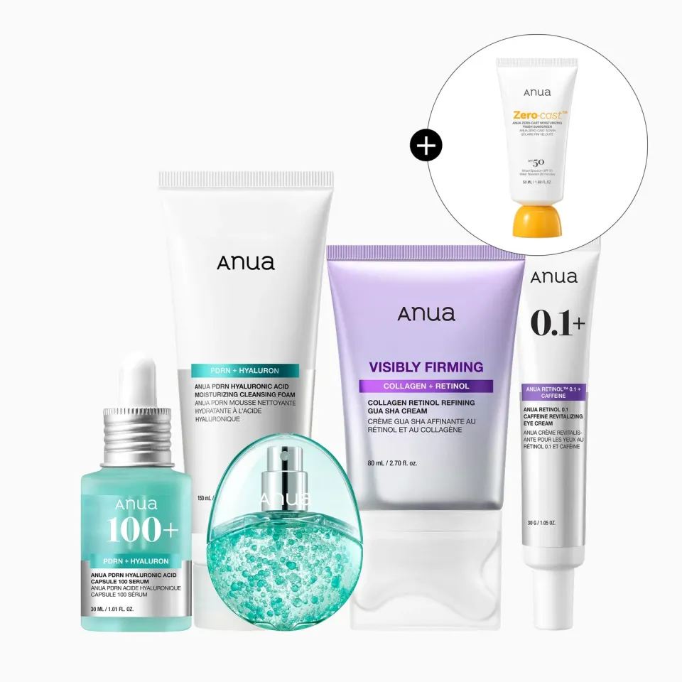 Anua Age-defying Routine Set coffret 5 soins fermeté