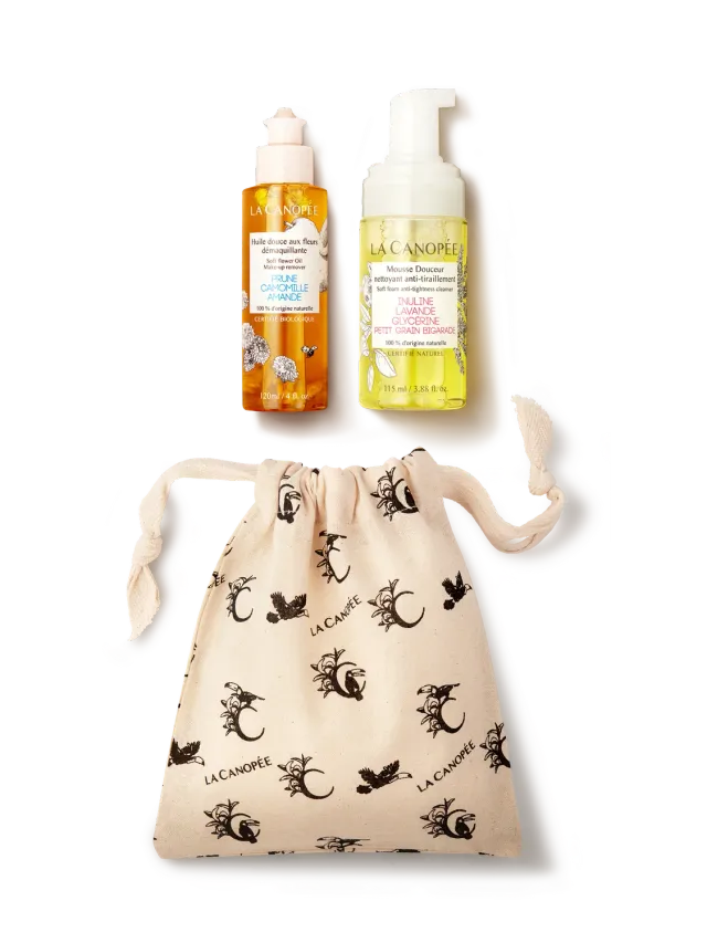 La Canopée Pochette double nettoyage douceur