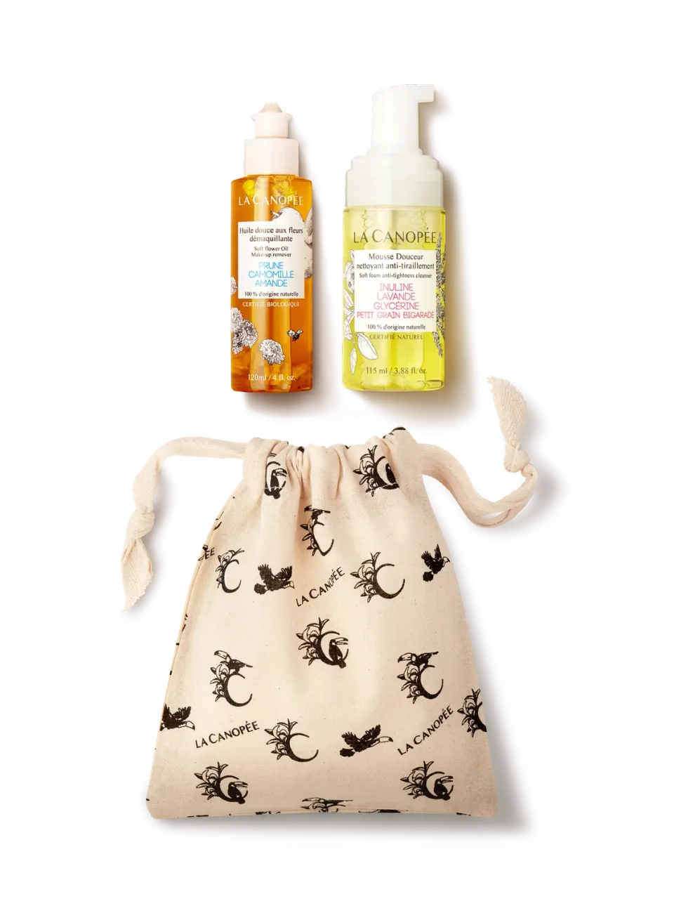 La Canopée Pochette double nettoyage douceur