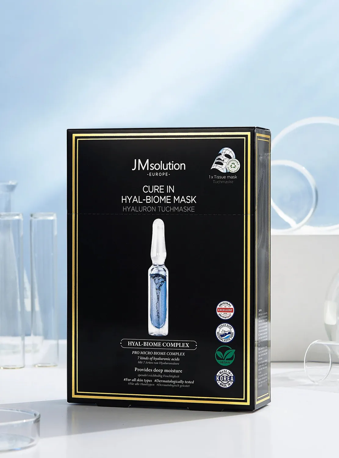 JMsolution Hyal-Biome masque tissu hydratant 1 pièce