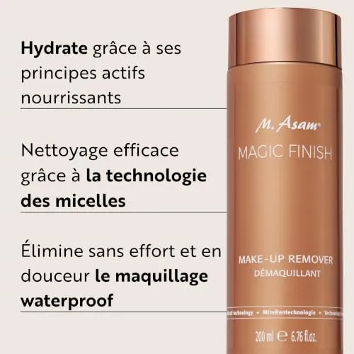 M. Asam Magic Finish Démaquillant Eau Micellaire 200ml waterproof