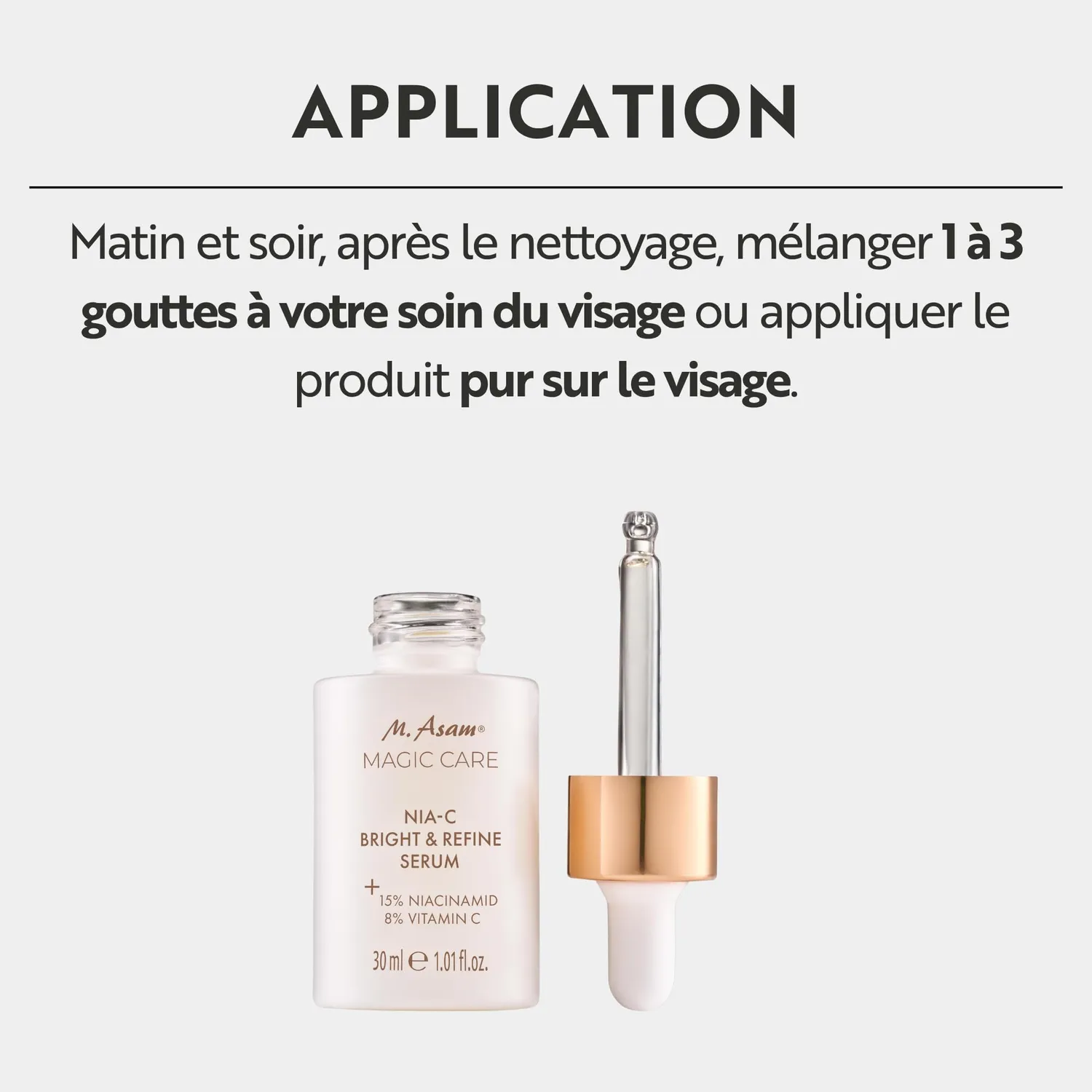 M. Asam Magic Care Niacinamide Bright & Refine sérum 30 ml taches