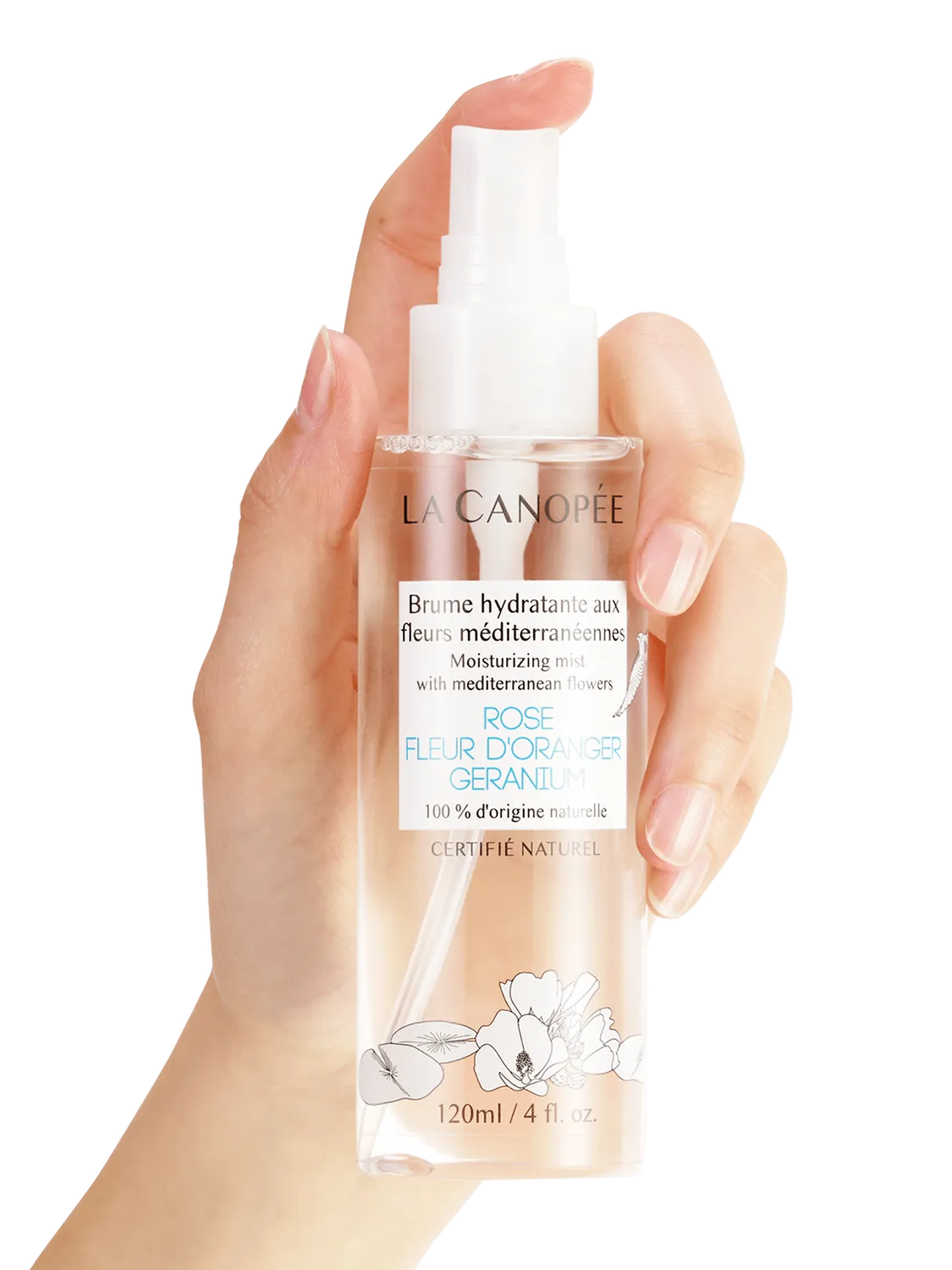 La Canopée Solaire Brume Hydratante 120 ml fleurs méditerranéennes