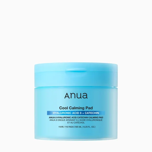 Anua 8 Hyaluronic Acid Catechin pads apaisants thé vert