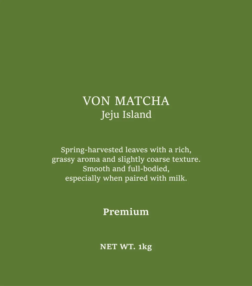 Von Matcha Premium thé matcha 1 kg bio équilibré