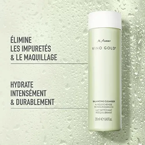 M. Asam Vino Gold lait nettoyant 250 ml rééquilibrant