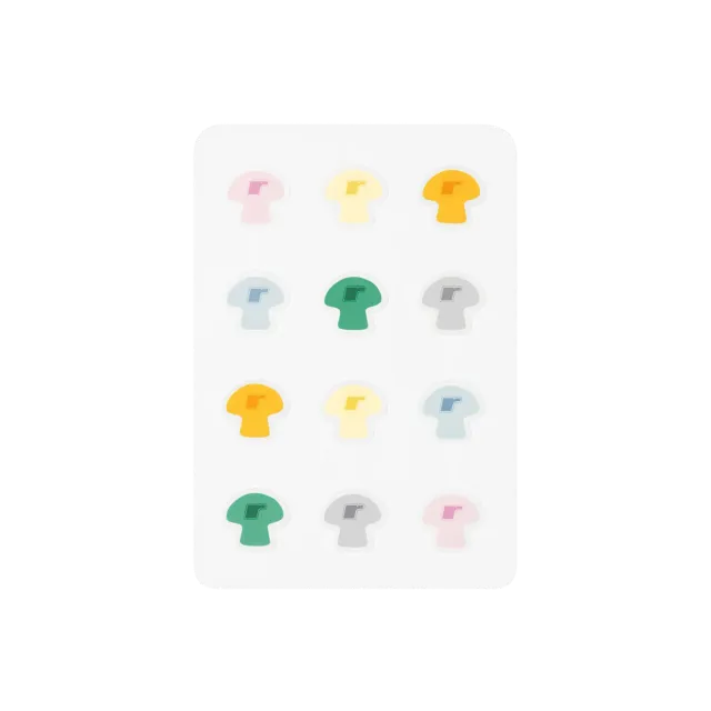 Rhode Spotwear Shroom patchs boutons x36 champignon