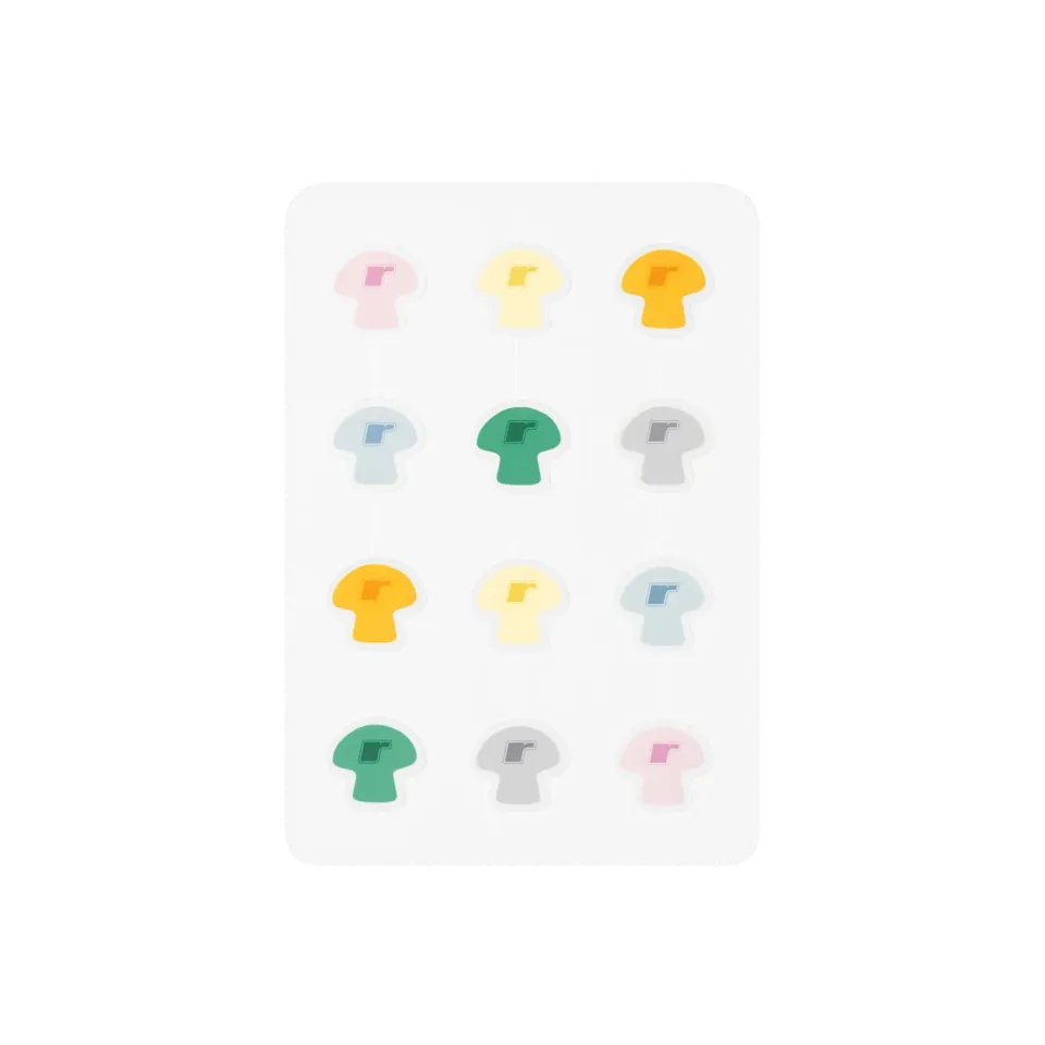 Rhode Spotwear Shroom patchs boutons x36 champignon