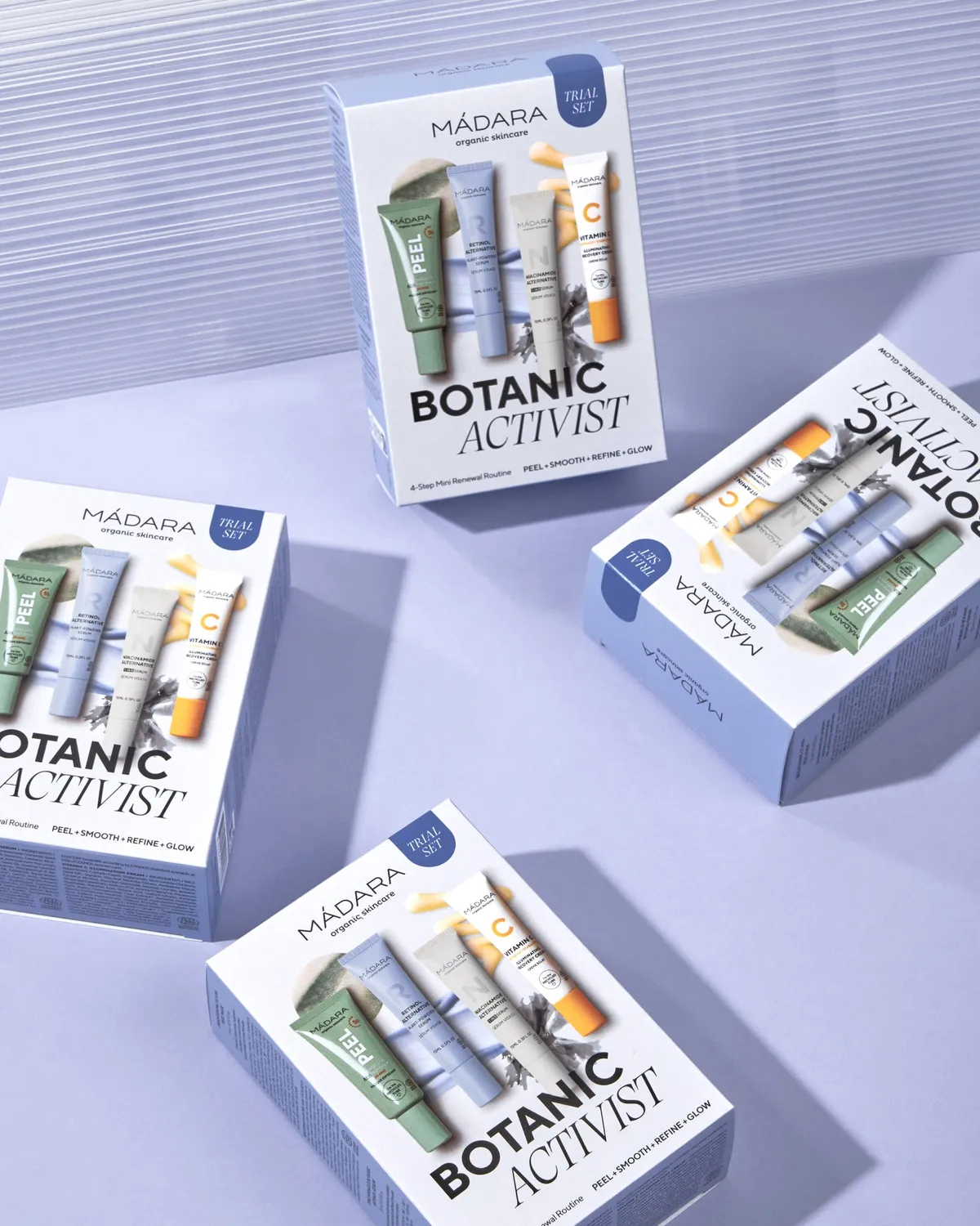 Mádara Sets Botanic Activist 4-Step Mini Renewal Routine Set coffret