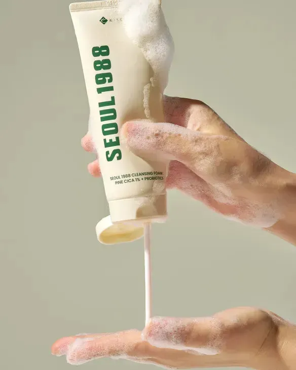 K-Secret Seoul 1988 Pine Cica mousse nettoyante 150ml probiotiques
