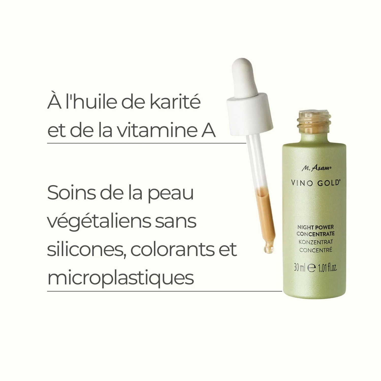 M. Asam Vino Gold Night Power concentré nuit 30ml resvératrol
