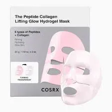 Cosrx Peptide Collagen Glow masque hydrogel anti-âge