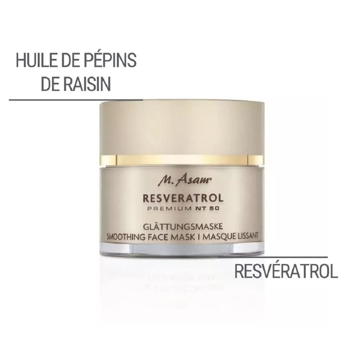 M. Asam Resveratrol NT50 Masque Lissant 50 ml éclat