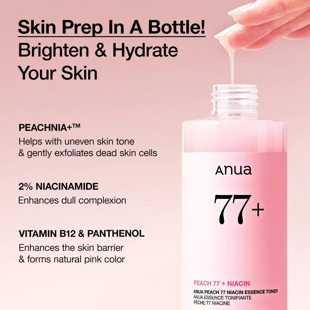 Anua Peach 77 Niacin lotion éclat à la pêche