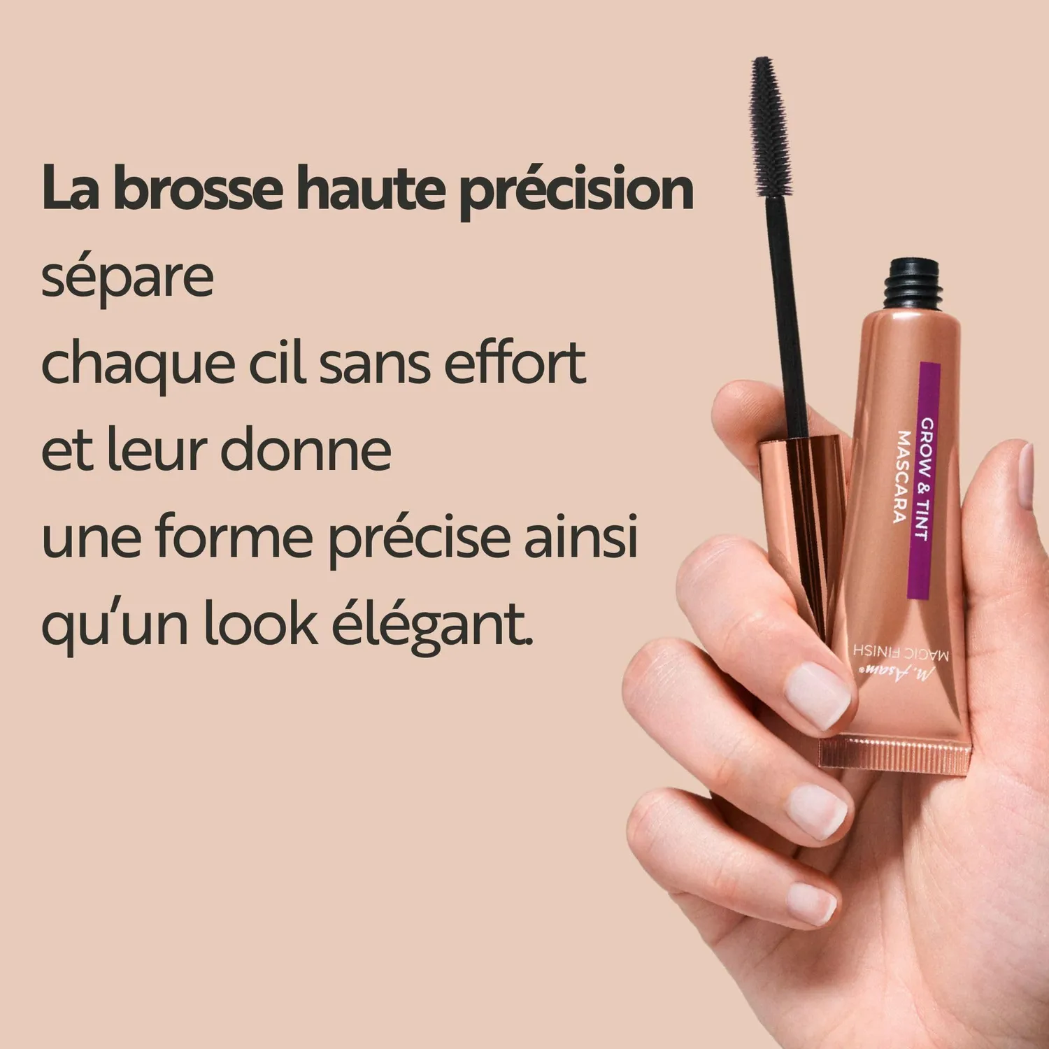 M. Asam Magic Finish Grow & Tint mascara noir 12 ml soin