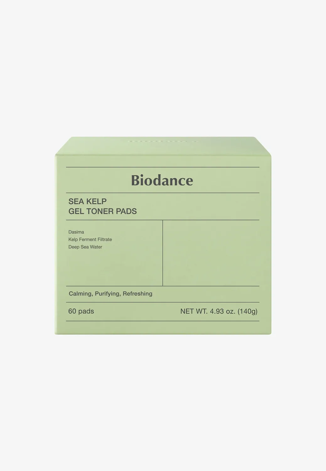 Biodance Sea Kelp Gel Toner Pads 60 pads éclat