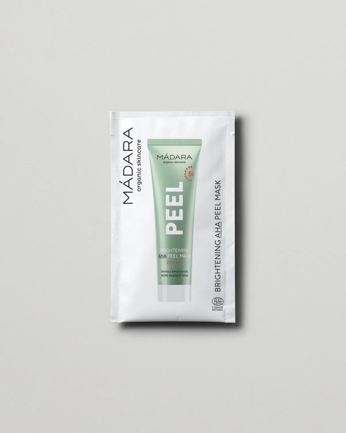 Mádara Brightening AHA Peel masque échantillon éclat